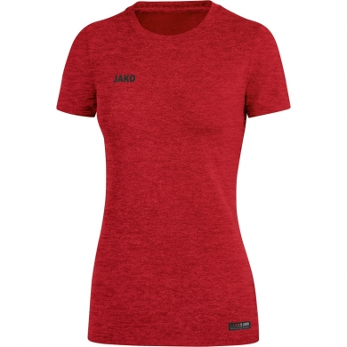 JAKO Sport/Leisure Shirt Premium Basics (Polyester-Stretch-Jersey) red mottled Women